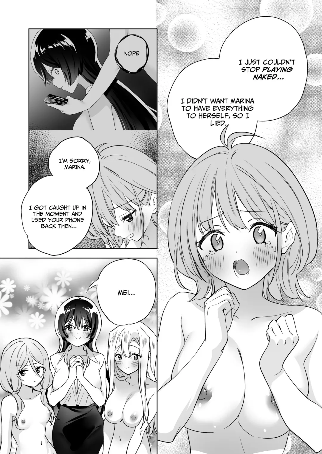[Tachi] Minna de Ecchi na Yurikatsu Appli ~Ee Kono Naka ni Kakattenai Ko ga Iru!?~ 3 Zenpen | A Sexy Yuri App 3 ~What?! One Of You Isn't Mesmerized!?~ Part 1 Fhentai - Page 67