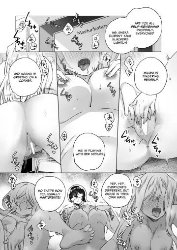 [Tachi] Minna de Ecchi na Yurikatsu Appli ~Ee Kono Naka ni Kakattenai Ko ga Iru!?~ 3 Zenpen | A Sexy Yuri App 3 ~What?! One Of You Isn't Mesmerized!?~ Part 1 Fhentai - Page 38