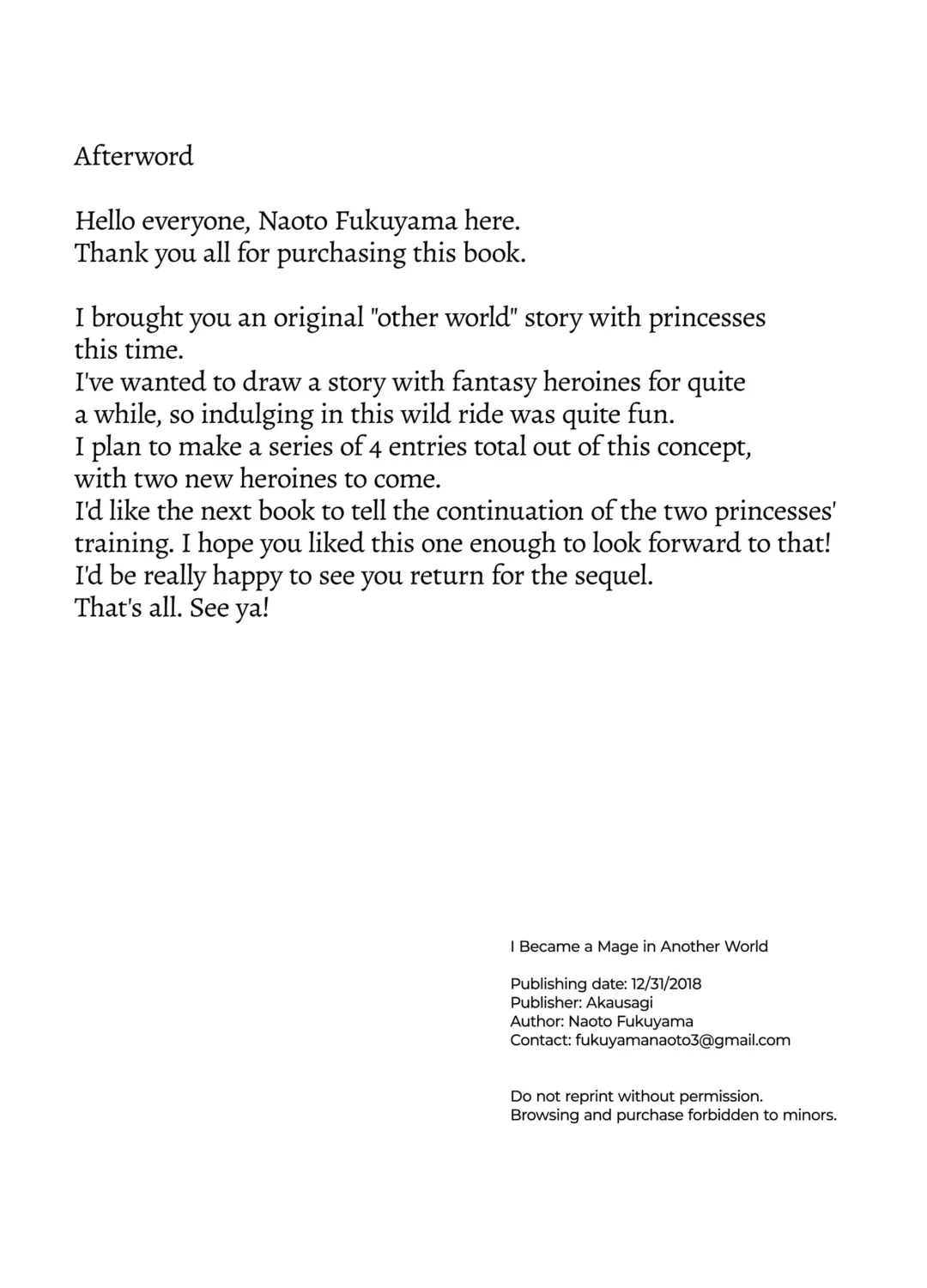 [Fukuyama Naoto] I Became a Mage in Another World Fhentai - Page 33