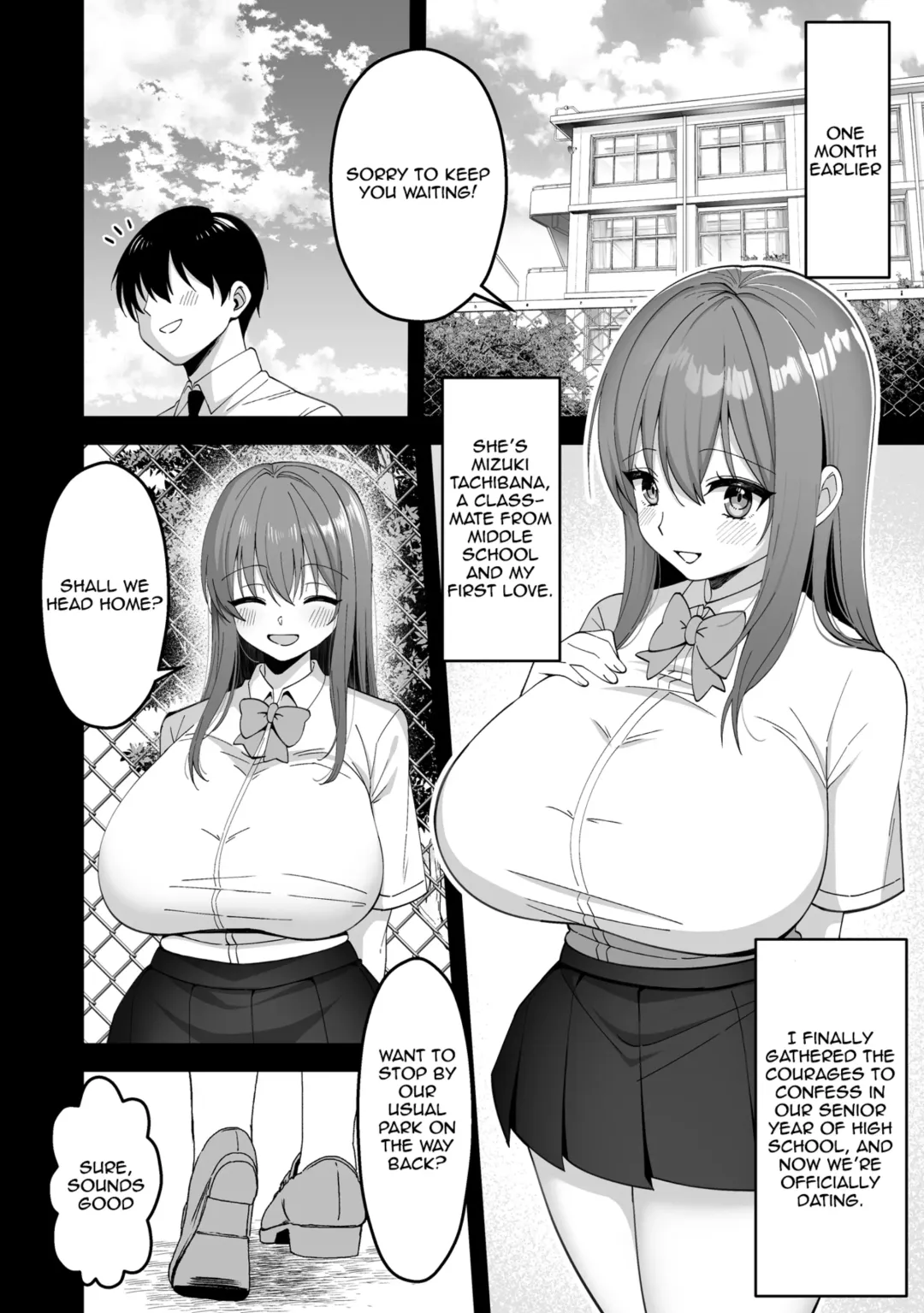Suieibu no Kanojo ga Netorarete Charao no Kyokon ni Ochiru made | The Story of a Swim Club Girl Who Gets Stolen and Falls For a Playboy Fhentai - Page 4