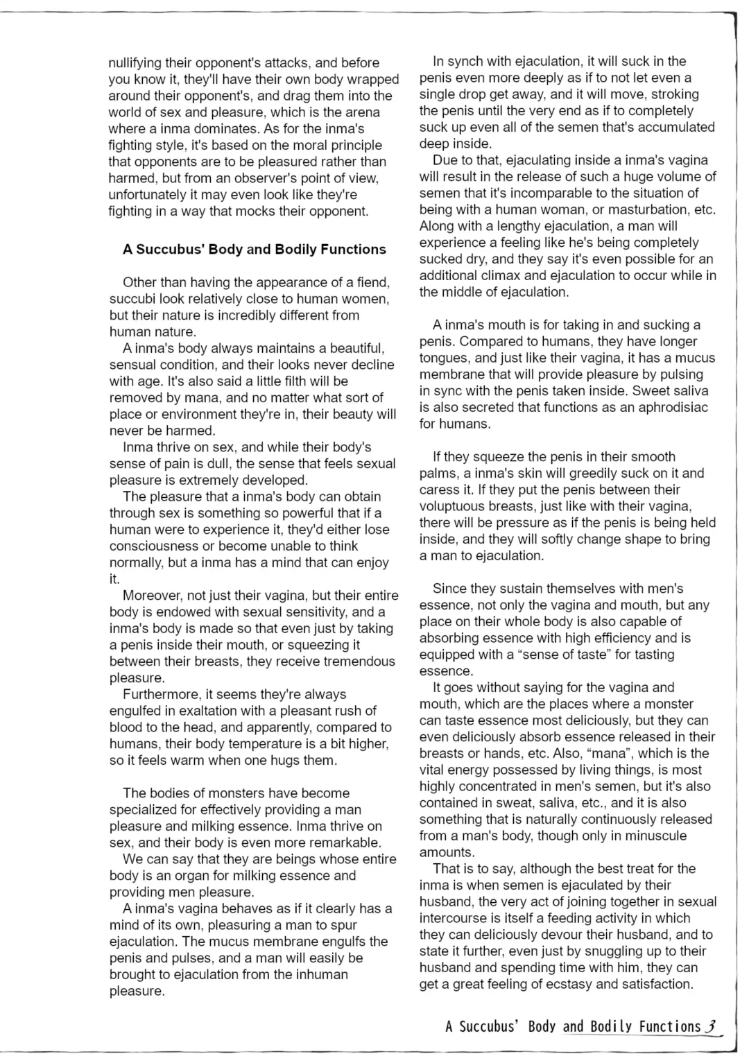 [Kenkou Cross] Monster Girl Encyclopedia: Research Records - Succubus Notebook Fhentai - Page 4