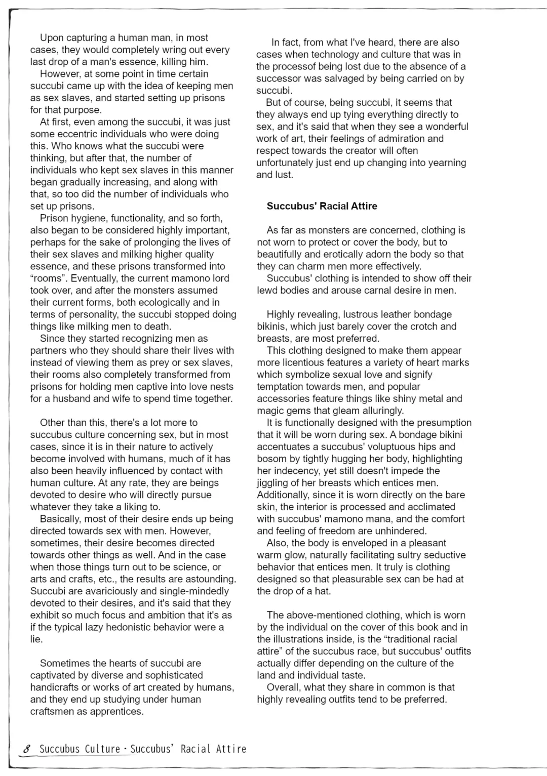 [Kenkou Cross] Monster Girl Encyclopedia: Research Records - Succubus Notebook Fhentai - Page 9
