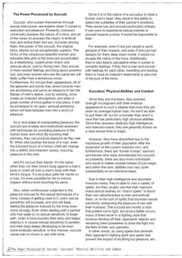 [Kenkou Cross] Monster Girl Encyclopedia: Research Records - Succubus Notebook Fhentai - Page 3