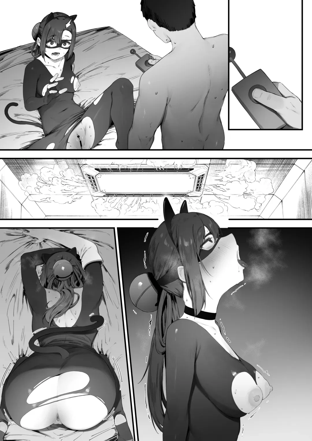 [Nigiri Usagi] Datou Hero, Ganbare Onna Kanbu-chan! Fhentai - Page 14