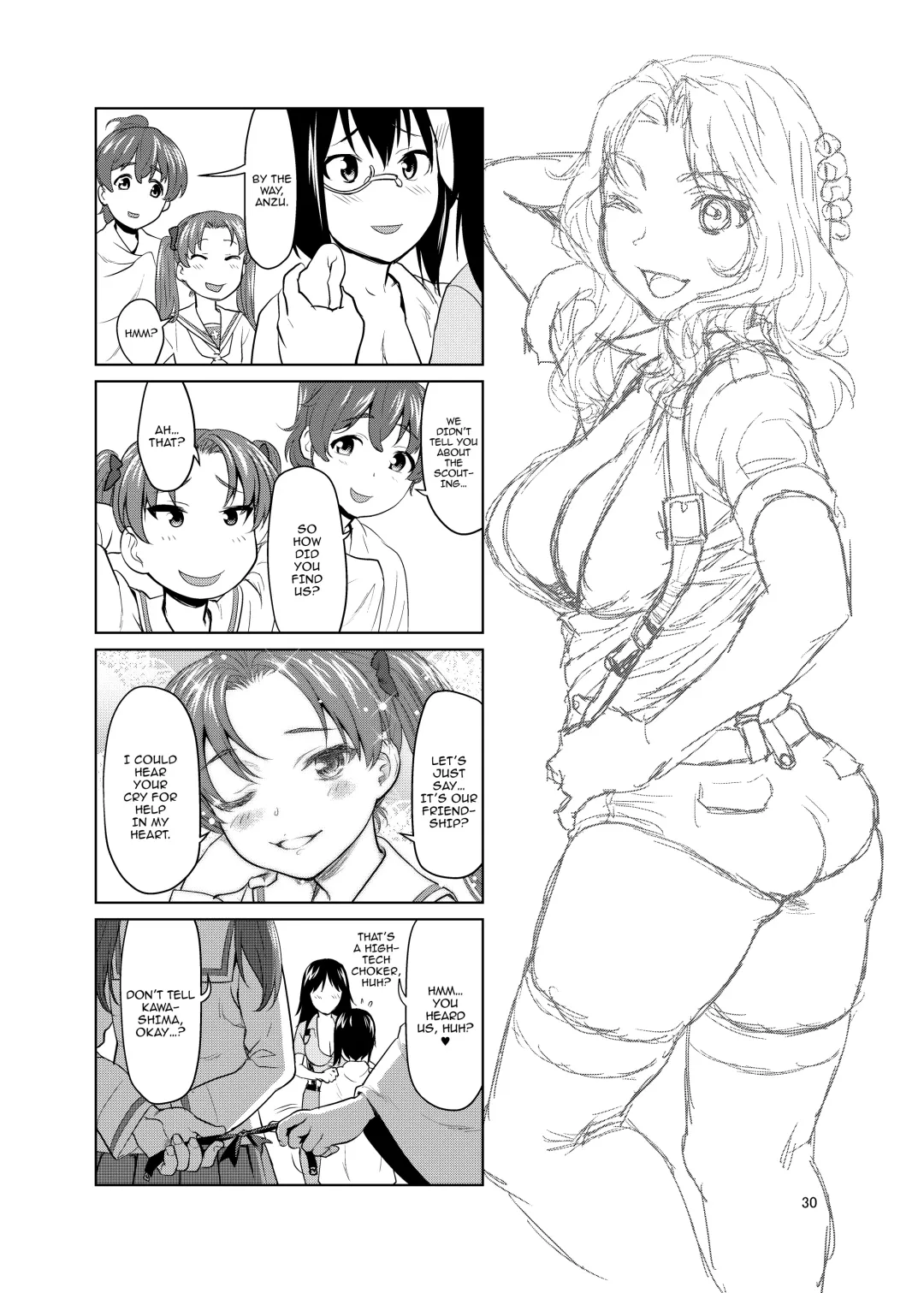 [Saida Kazuaki] Kawashima Momo to Koyama Yuzu no Sennyuu! Seishidan-kou Daisakusen | Kawashima Momo's and Koyama Yuzu's Great Blue Division High School Infiltration Plan! Fhentai - Page 29