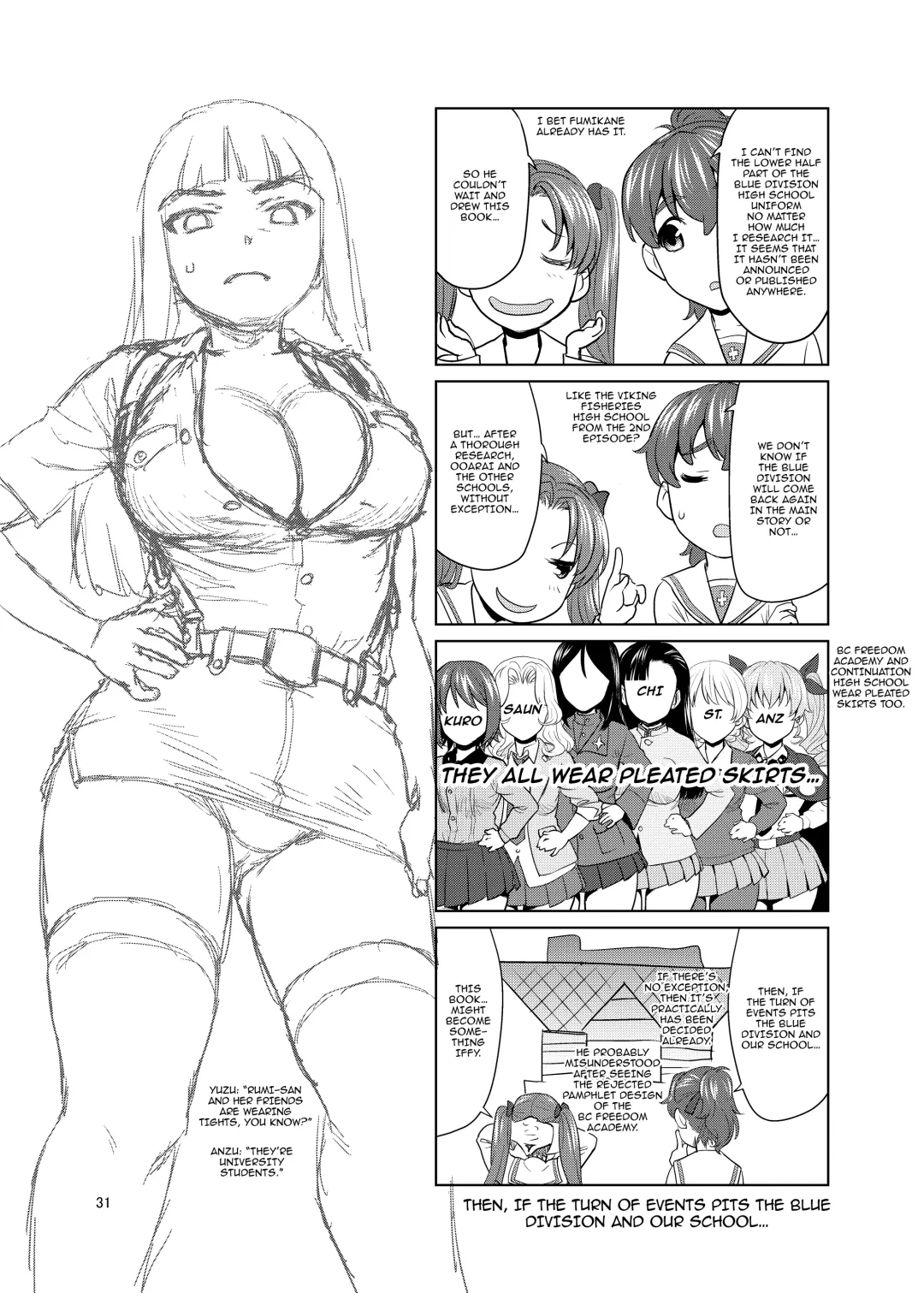 [Saida Kazuaki] Kawashima Momo to Koyama Yuzu no Sennyuu! Seishidan-kou Daisakusen | Kawashima Momo's and Koyama Yuzu's Great Blue Division High School Infiltration Plan! Fhentai - Page 30