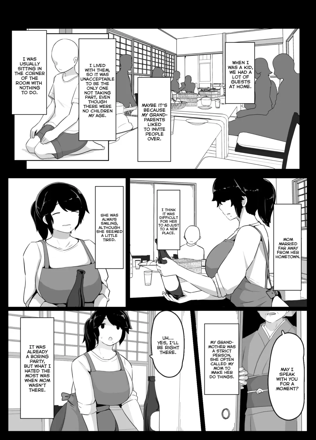 [Moya] Oyasumi, Okaa-san I | Good Night, Mom I Fhentai - Page 28