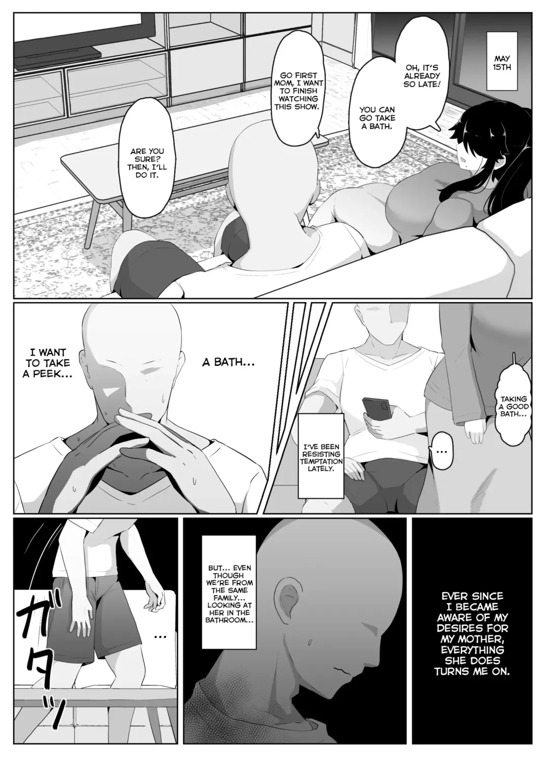[Moya] Oyasumi, Okaa-san I | Good Night, Mom I Fhentai - Page 50