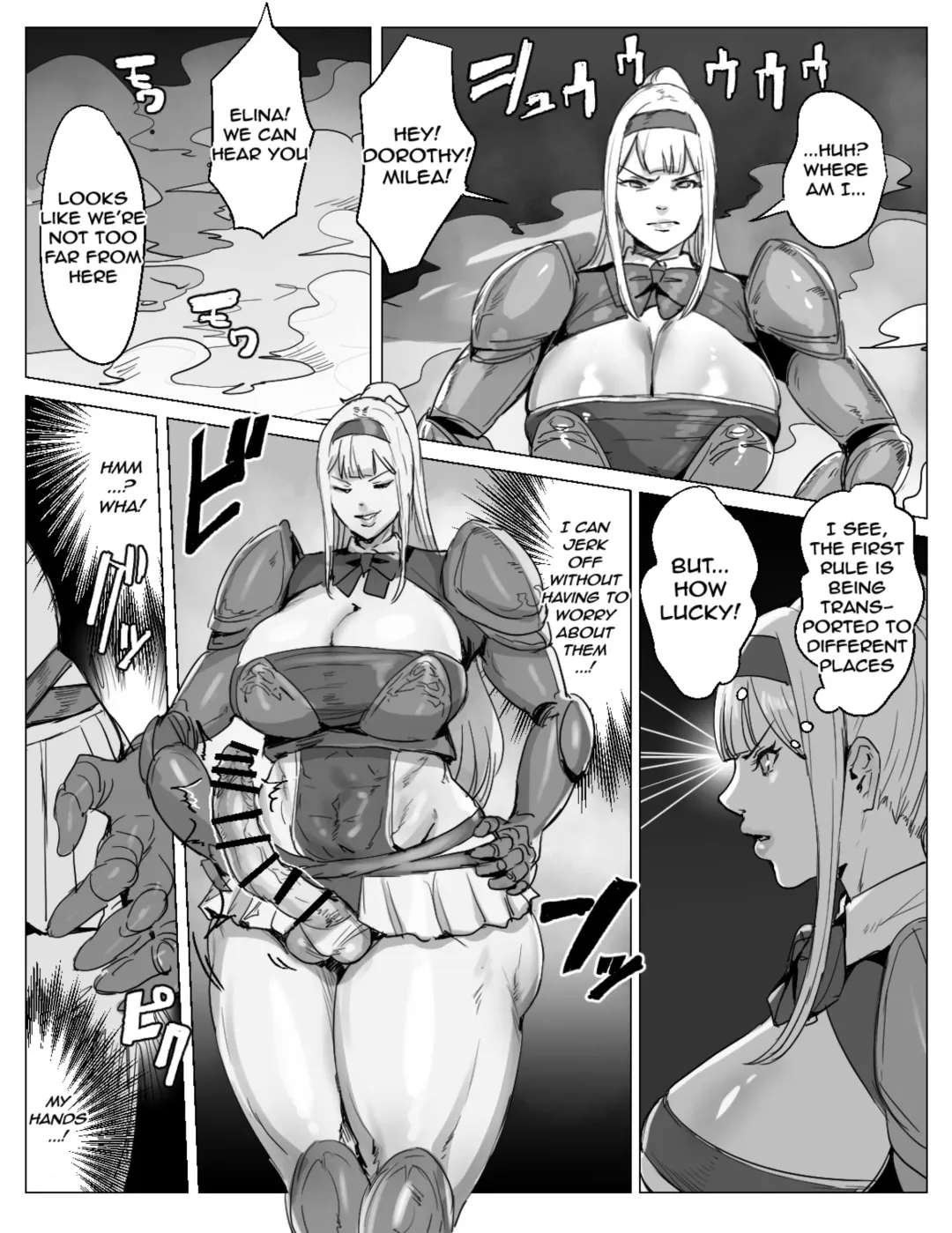 Saikyou Futanari Party ga Ero Dungeon ni Buzama Haiboku Suru Hanashi Fhentai - Page 15