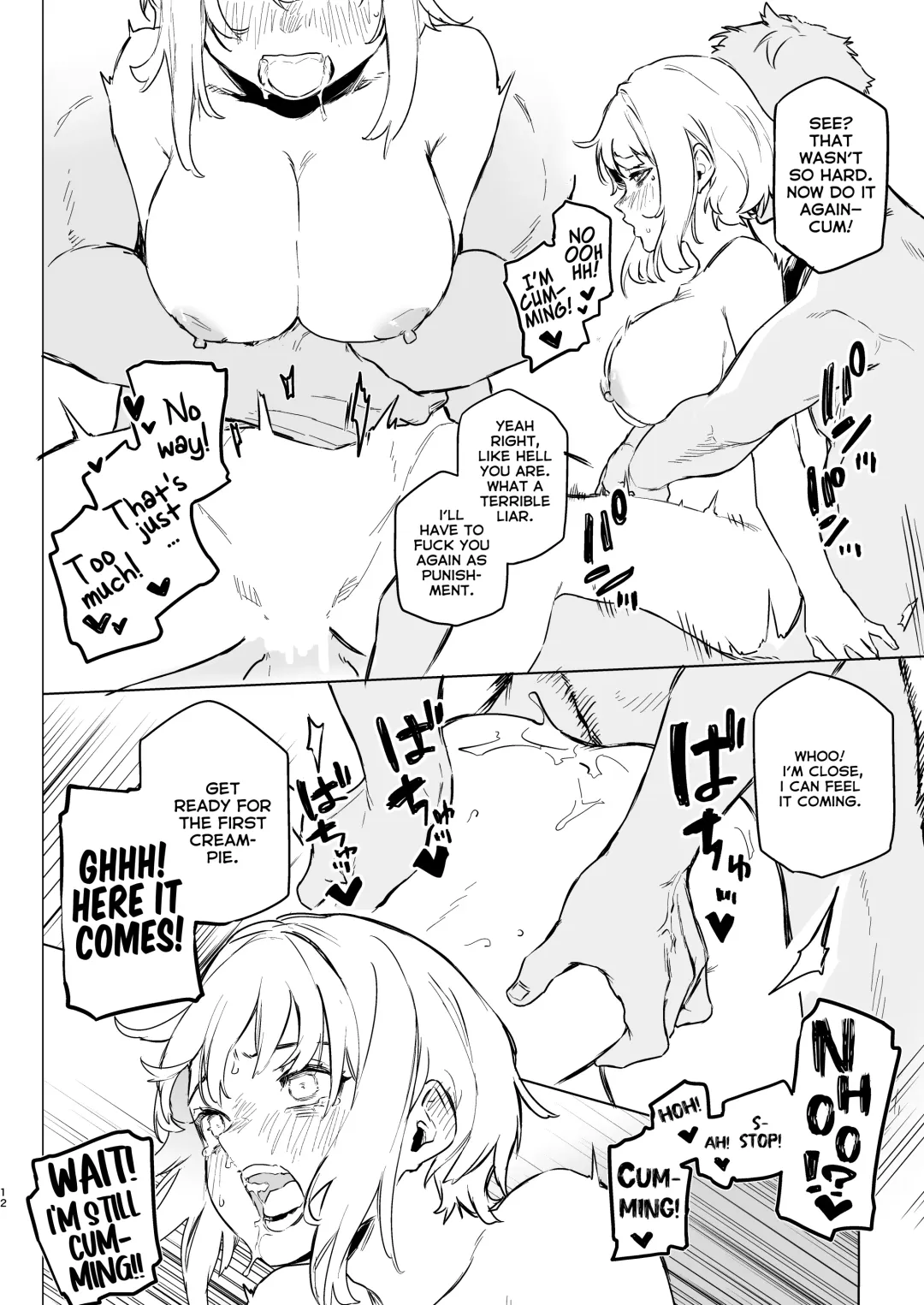 [Usuba Kagerou] Mitame wa Tsuyoki dakedo Jitsu wa Kuso Zako na Onee-chan o Buchi Okasu Hon | The story of how I completely ravaged my tough-looking but actually weak older sister. Fhentai - Page 10