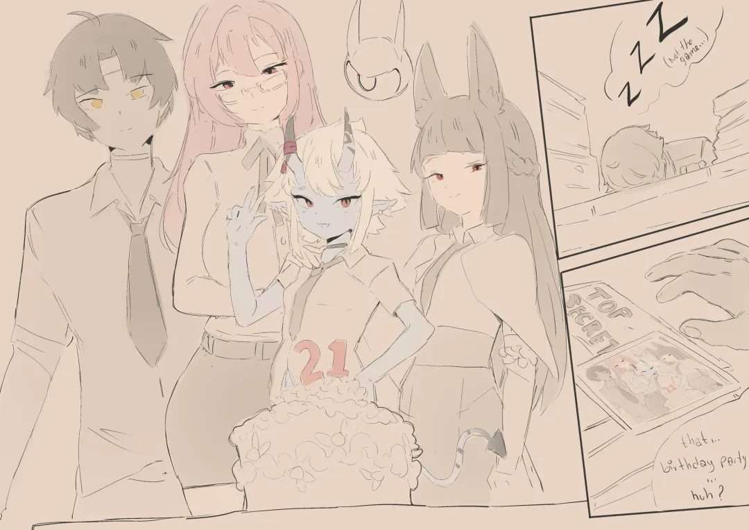 [Cafin] Oni Pregnancy Test Fhentai - Page 1