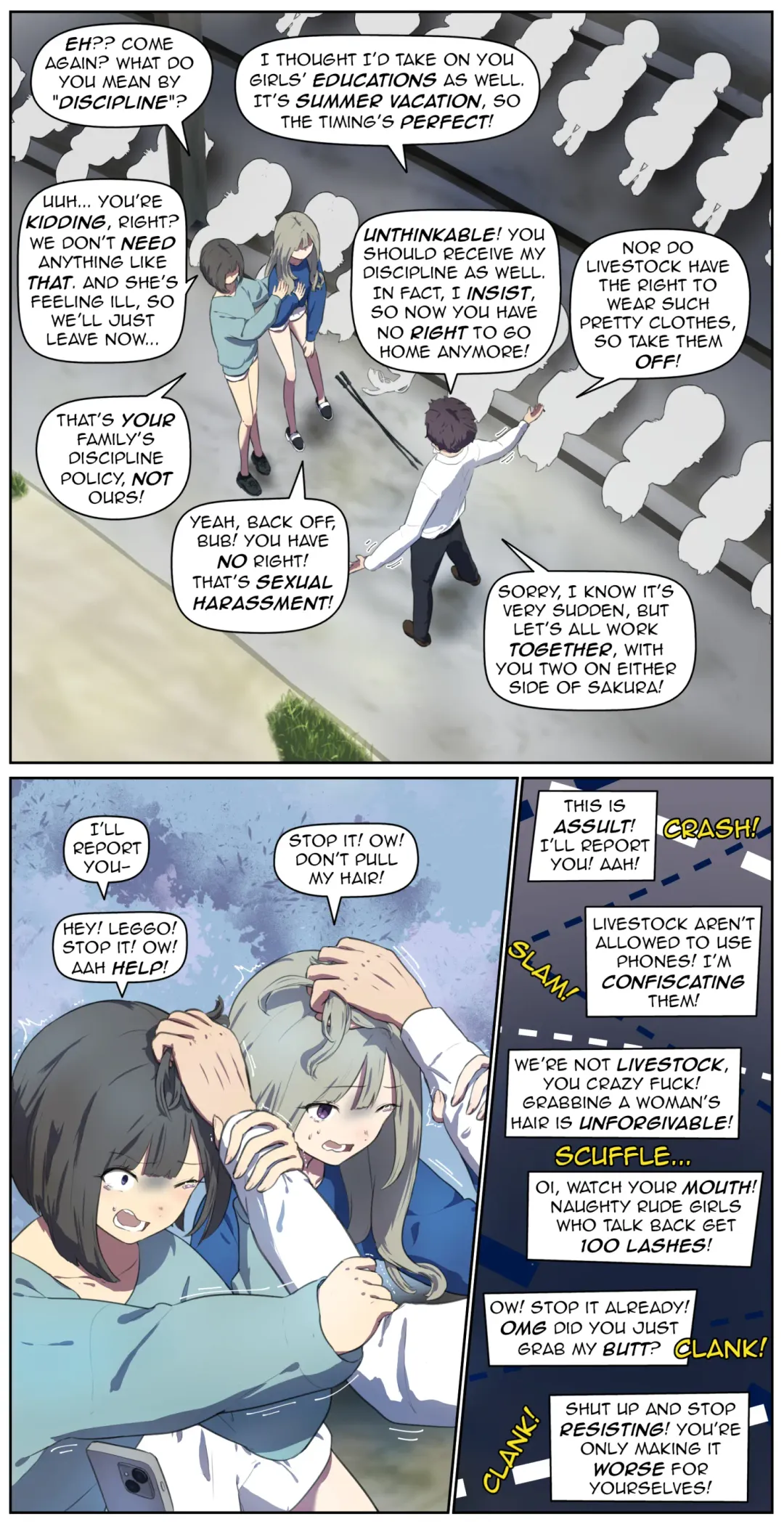 [Fest] A life in the barn as punishment for a delinquent girl who has been spoiled until now Fhentai - Page 12