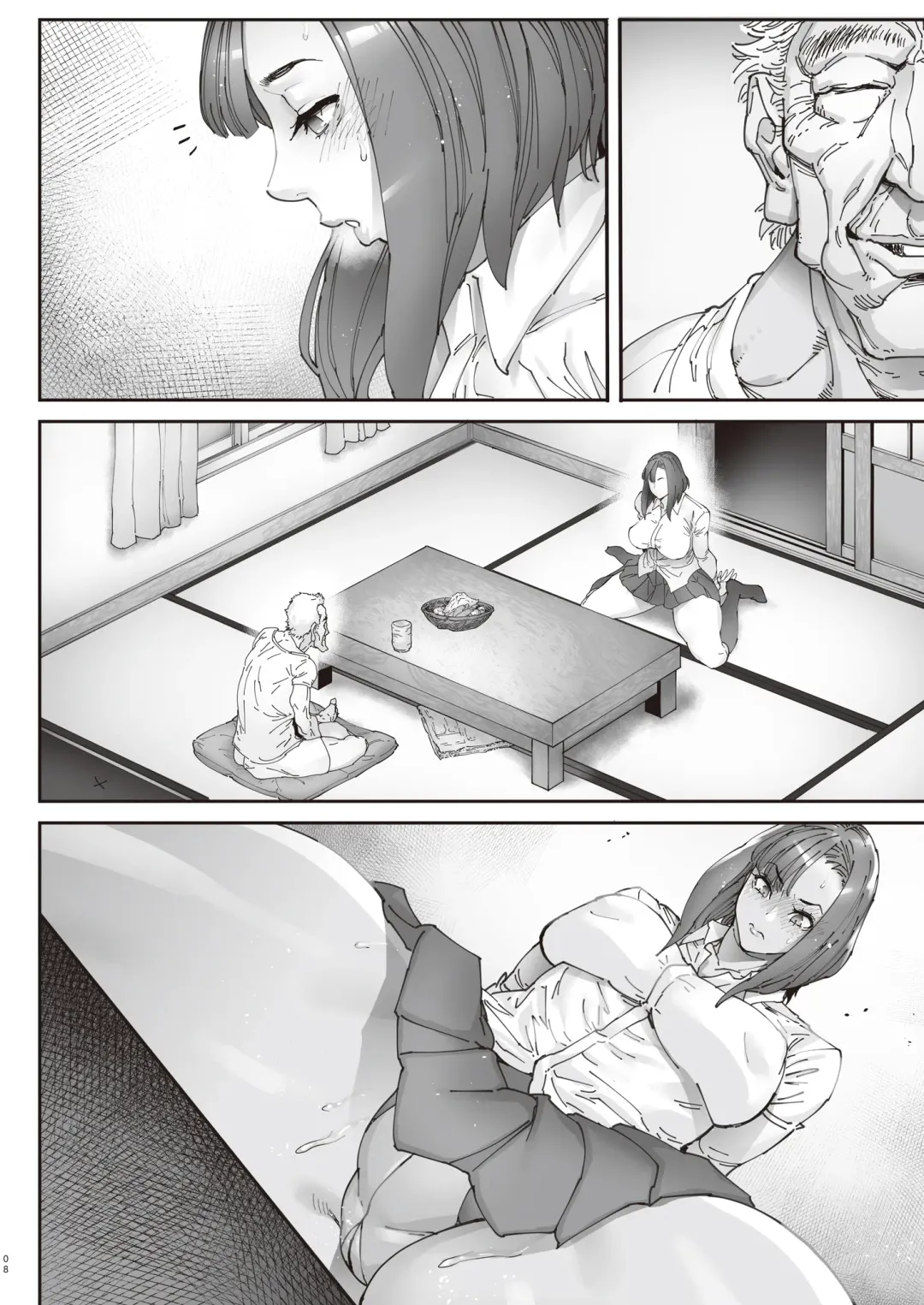 [Bonten] Zoku - Kaigo Beit de Roujin no Gouin na Yokkyuu to Okane no Mae ni Chitai o Sarasu JK Fhentai - Page 63