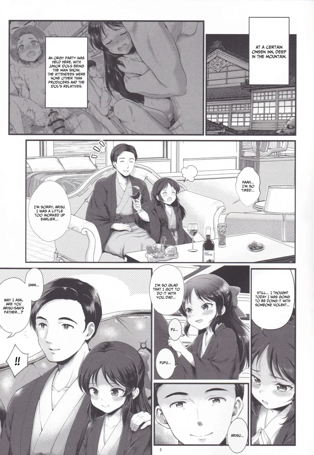 [Tempo Gensui] THE chiDOLM@STER Cinderella Little Girls ~MomoAri Mesugaki Oyako Ecchi SUITE ROOM~ Fhentai - Page 5