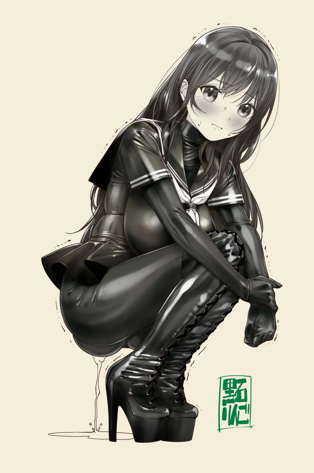 [Kuroishi Ringo] Tekateka seifuku omorashi gakuin Fhentai - Page 29