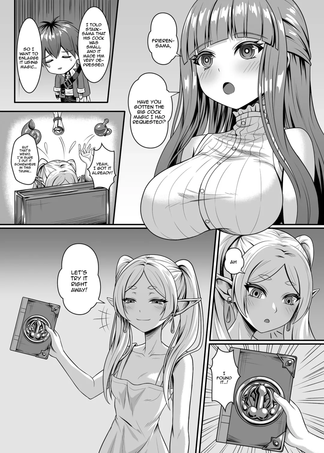 [Tako Seijin] Frieren no Kyokon Mahou | Frieren's Big Dick Magic Fhentai - Page 3