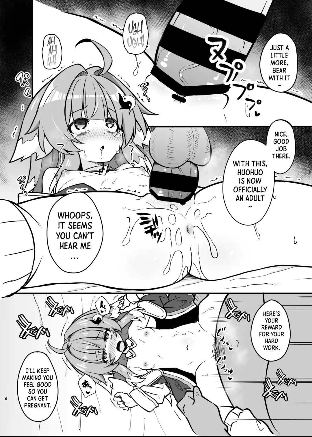 [Kazawa] Fofo o Saimin Shite Hanshoku no Unmei o Ayumitai | Hypnotizing Huohuo to Breed for Life Fhentai - Page 5