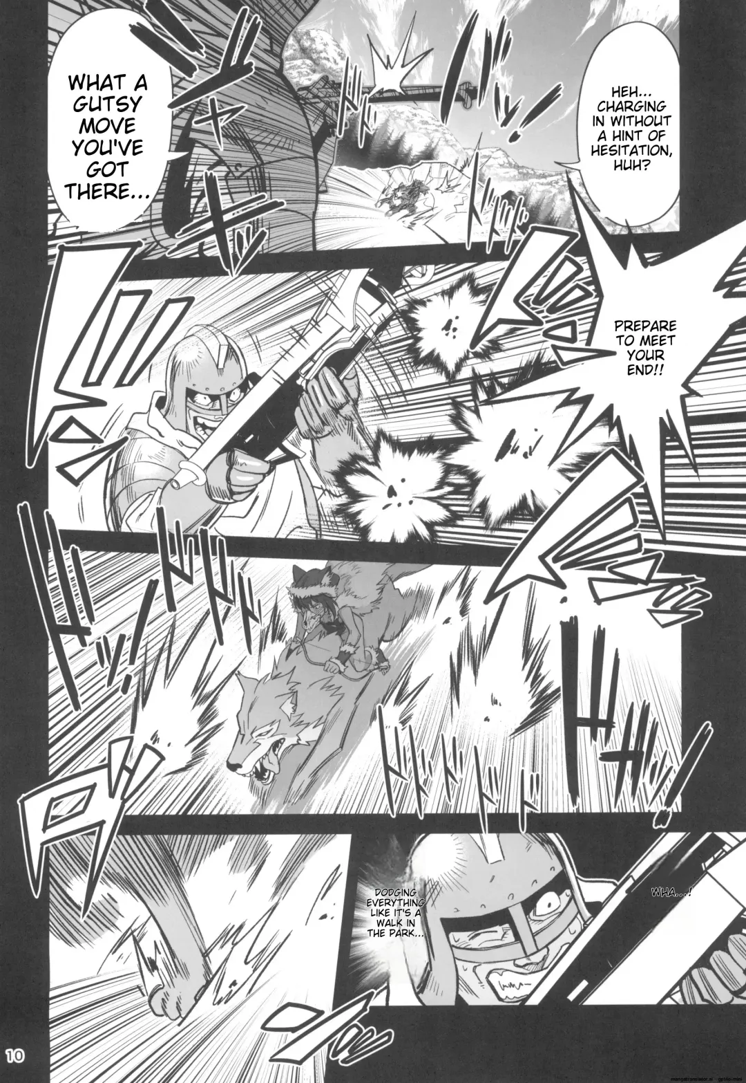 [Okita Ababa] Mori o Mamoru Ookami Shoujo ga Inkou Shisai ni NTRreta Hanashi Fhentai - Page 10