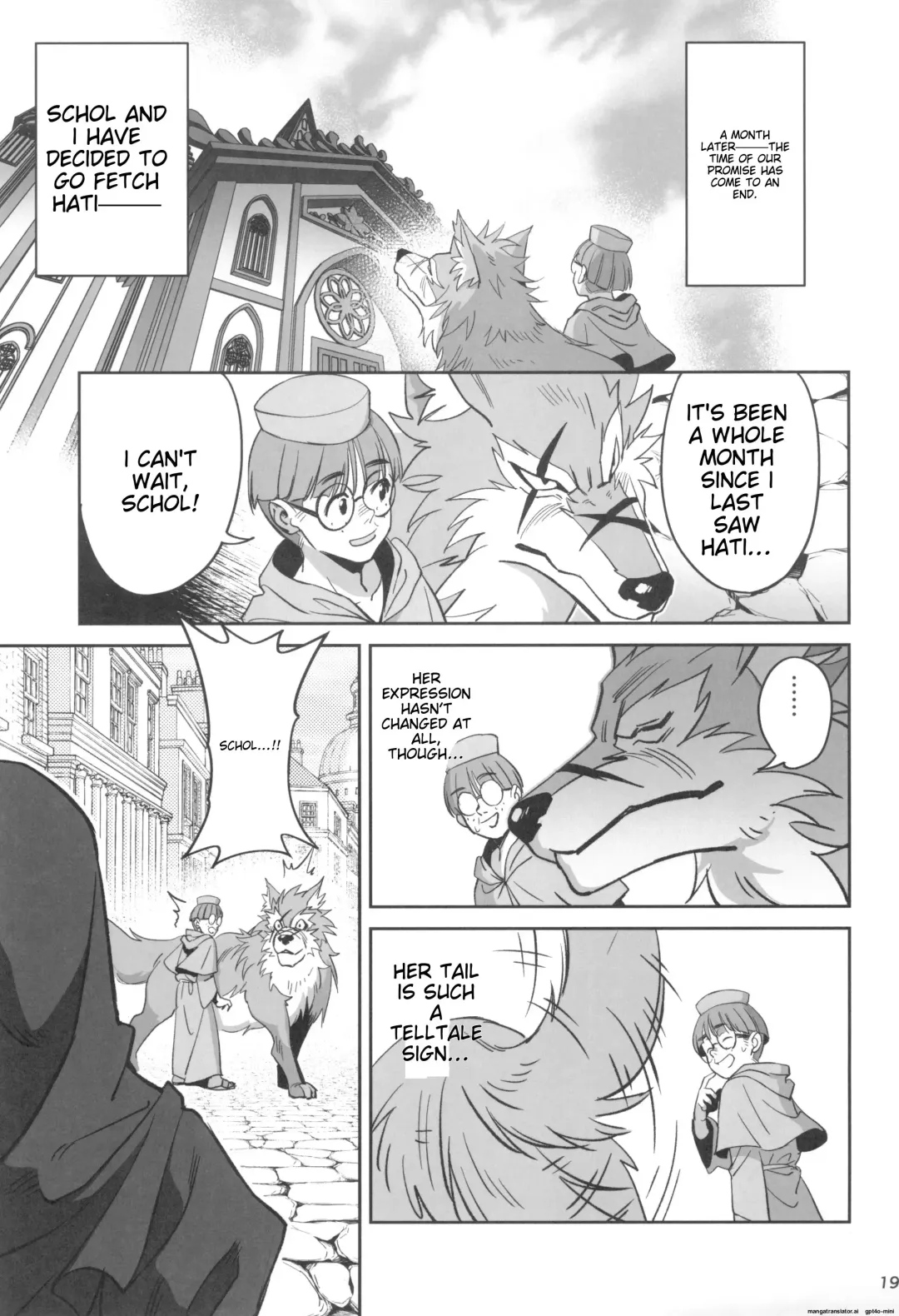 [Okita Ababa] Mori o Mamoru Ookami Shoujo ga Inkou Shisai ni NTRreta Hanashi Fhentai - Page 19