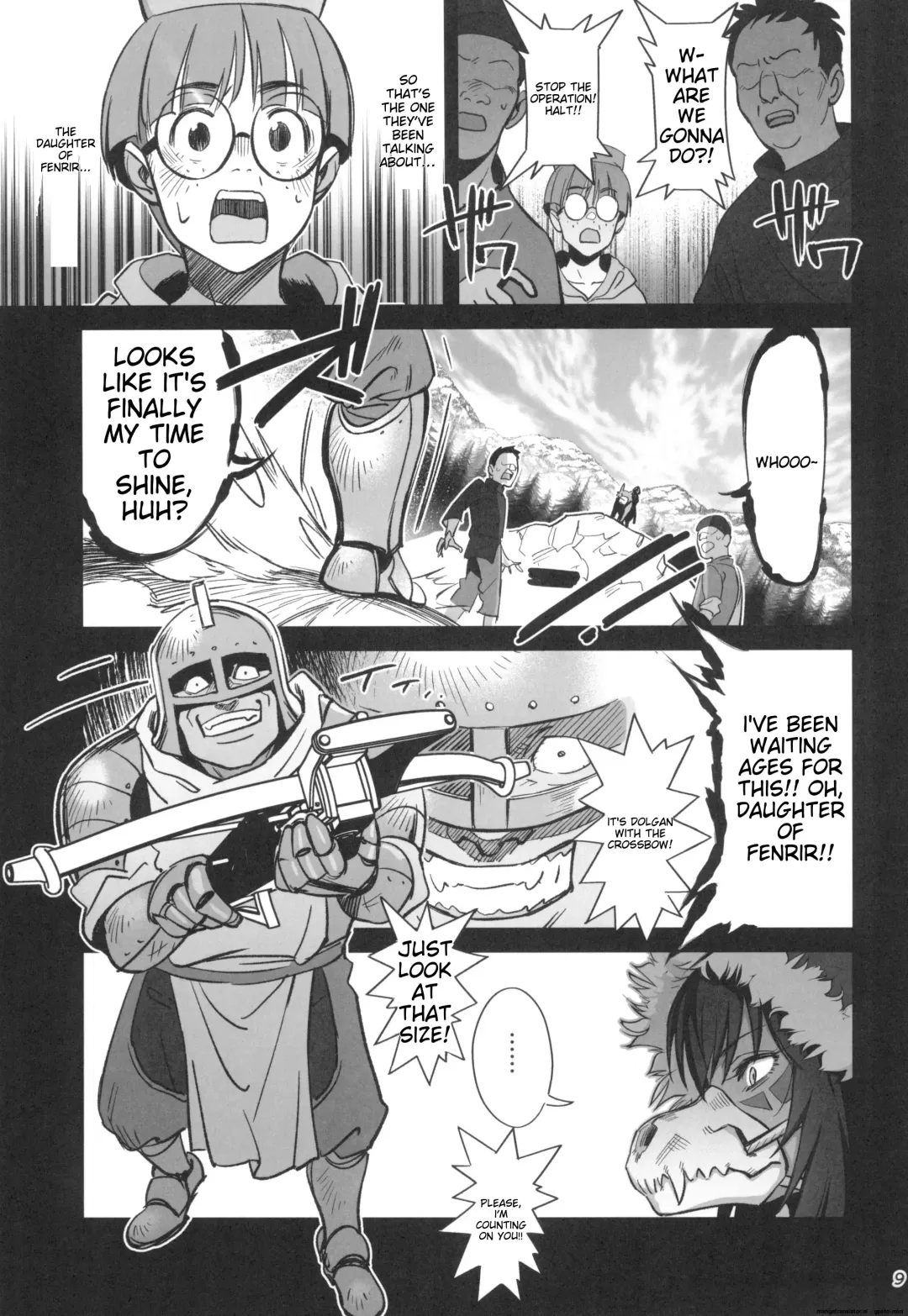 [Okita Ababa] Mori o Mamoru Ookami Shoujo ga Inkou Shisai ni NTRreta Hanashi Fhentai - Page 9