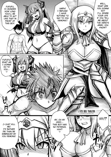 [Bareisho Tarou] Onna Kishi, Horyo ni Naru | The Female Knight Becomes a Prisoner Fhentai - Page 2