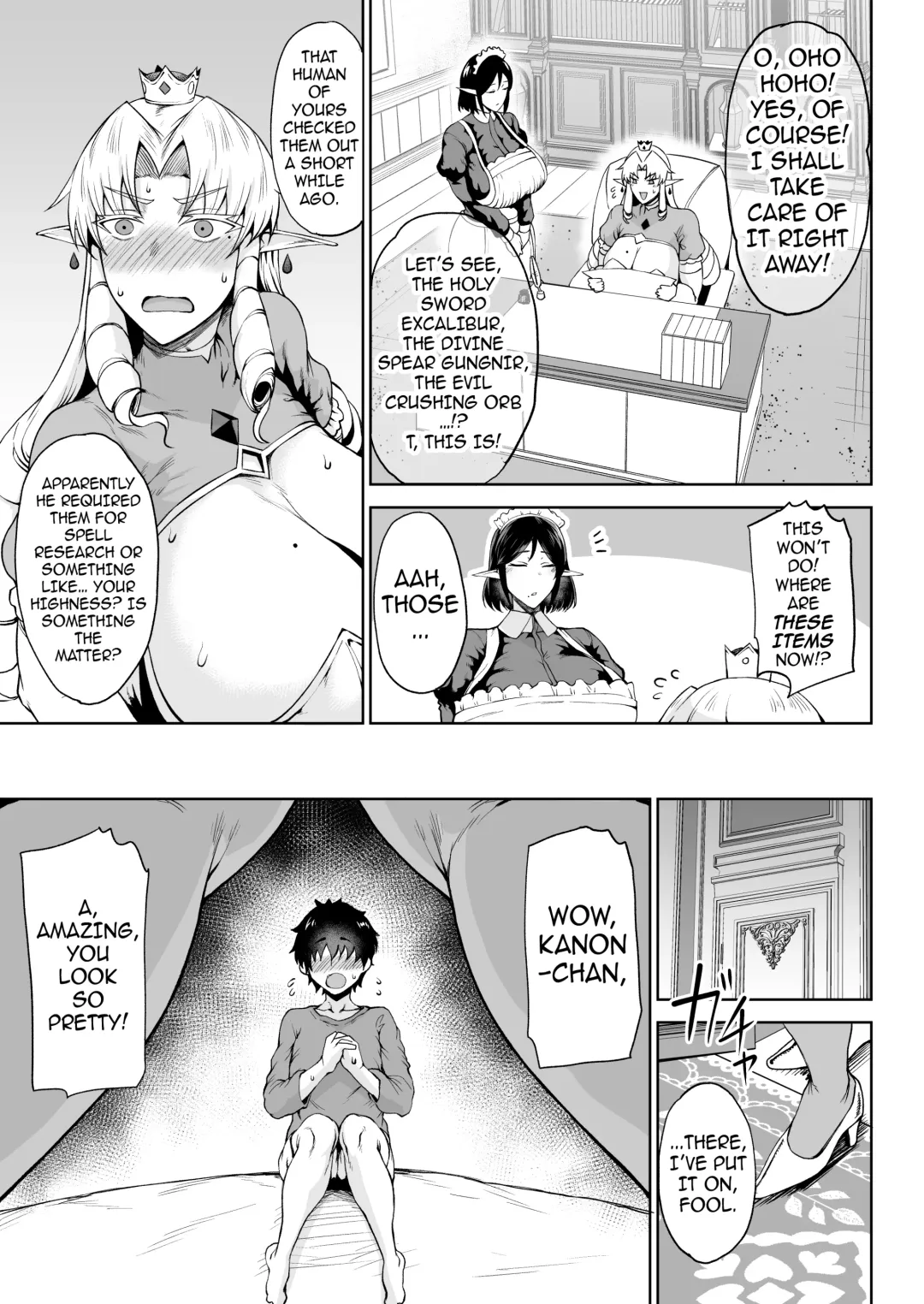[Tanishi] Ouken Sandatsu ~Ochinpo Ippon de Oukoku Houkai Oukyuu wa Chinpo no Yuenchi~ / Royal Power Usurpation ~How One Cock Conquered a Kingdom and Turned the Royal Palace into a Cock Amusement Park~ Fhentai - Page 28