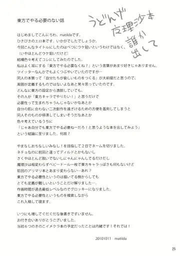 [Matilda] Kore Touhou de Yaru Hitsuyou Naku ne? Fhentai - Page 25