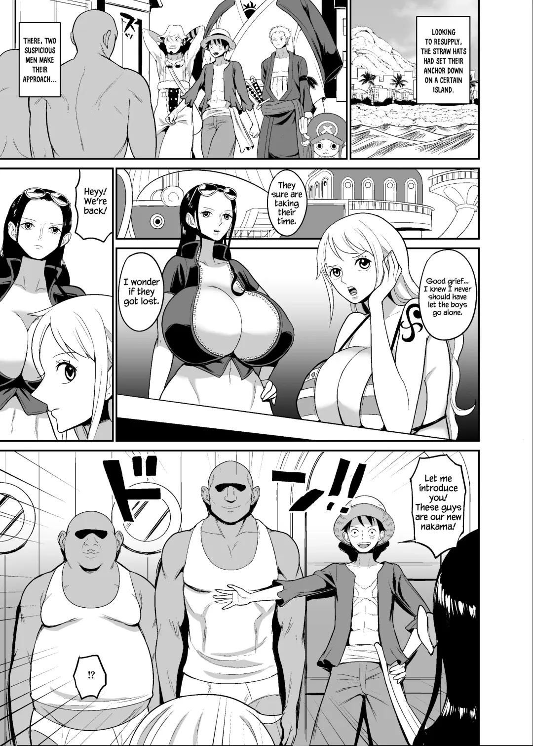 [Hamiltan] Koitsura ga Oretachi no Atarashii Nakama da! | These Guys Are Our New Nakama! Fhentai - Page 3