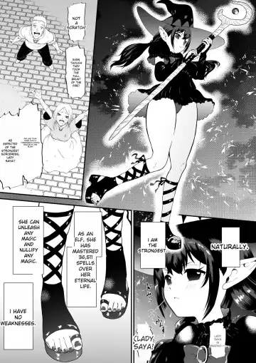 [Bocho Bocho] A story about a witch who thought she was invincible, but was tickled and soaked by tentacles and made to cry. Fhentai - Page 3