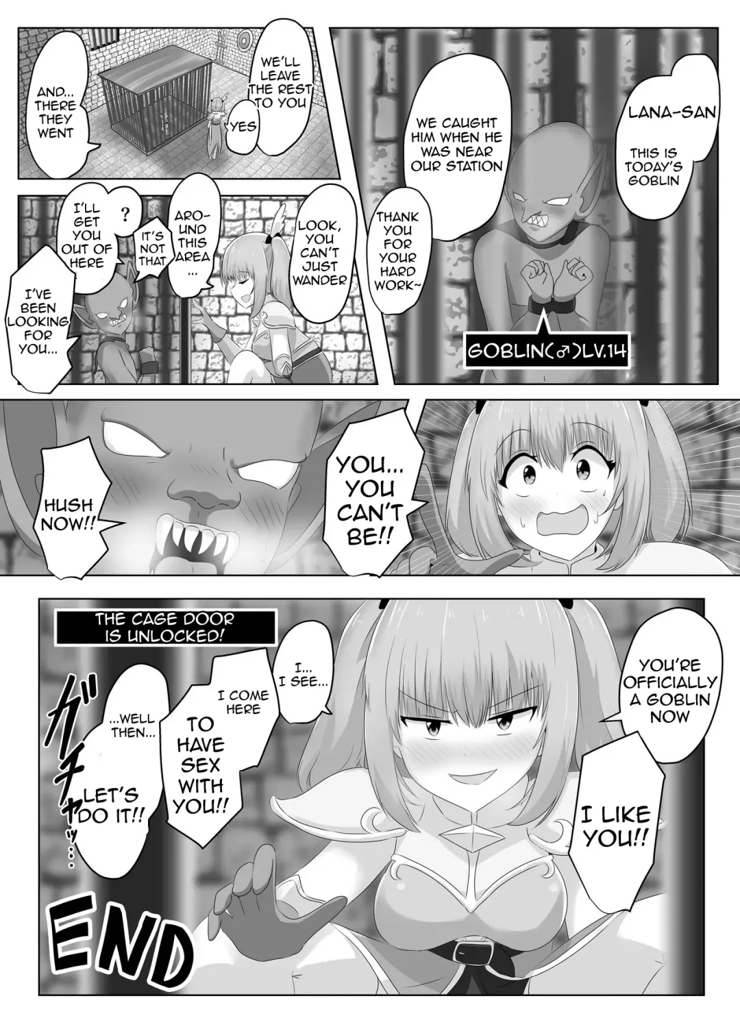 [Hangesho] The Female Knight Who Lost Everything To Goblins Fhentai - Page 34