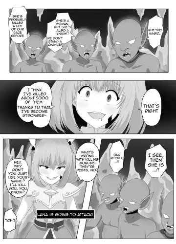 [Hangesho] The Female Knight Who Lost Everything To Goblins Fhentai - Page 12