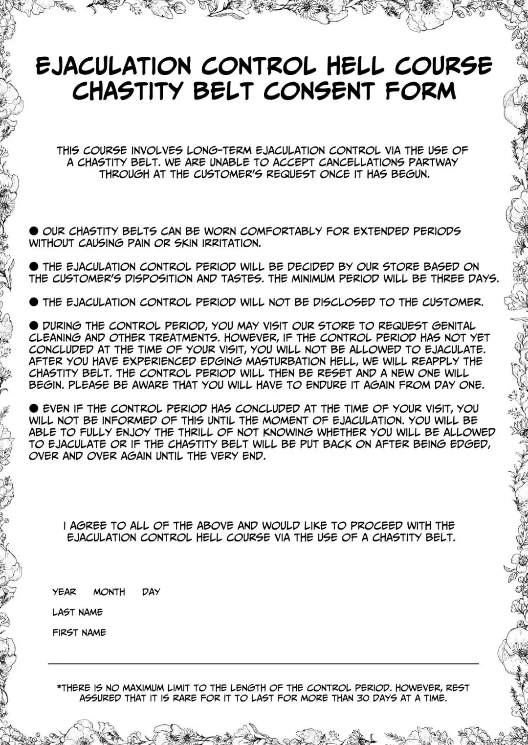 [Dhibi] Masturbation Pleasure Hell Course Treatment Contract Shuin Kairaku Jigoku Kosu Sejutsu Dōisho Fhentai - Page 42