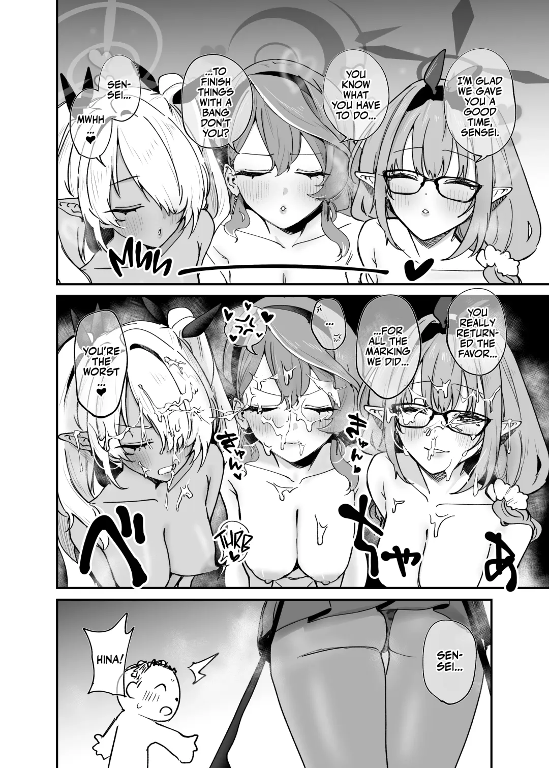 [Space Crayon (Hisany) Hina ga Ecchi na Gal ni Nacchatta!? | Hina is a Hot Gyaru Now?! (Blue Archive) [English] [Team Rabu2] [Digital] Fhentai - Page 15