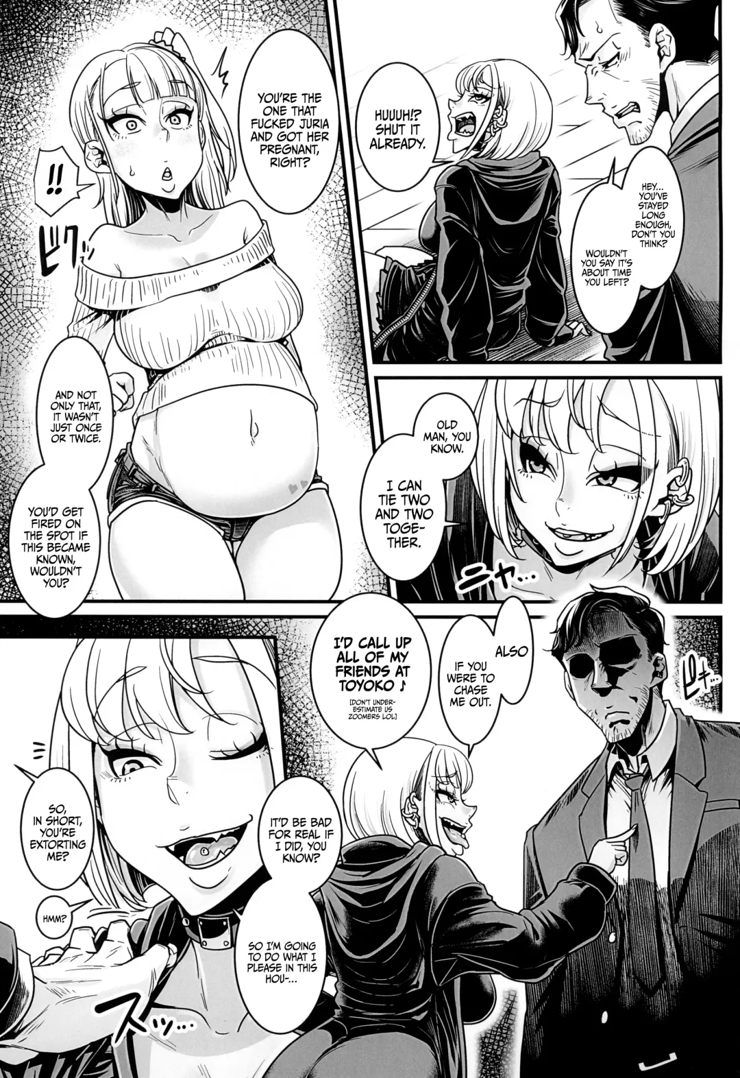 [Toge Toge] Yonaoshi Oji-san VS Tou Yoko-kei Iede Gal JC | The Old Man Striving to Change the World vs The Toyoko Runaway JC Fhentai - Page 5