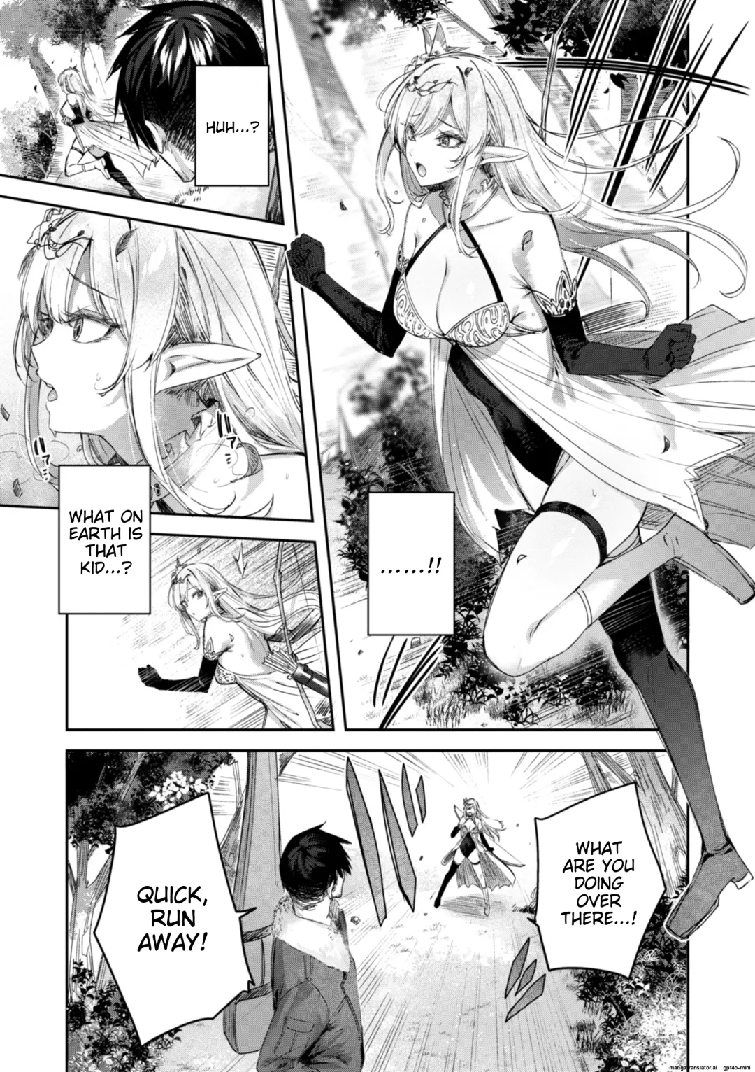 [Kakao] Dokushin Hunter no Deai wa Elf no Mori de | The Single Hunter Meets Girl in The Elven Forest Fhentai - Page 8
