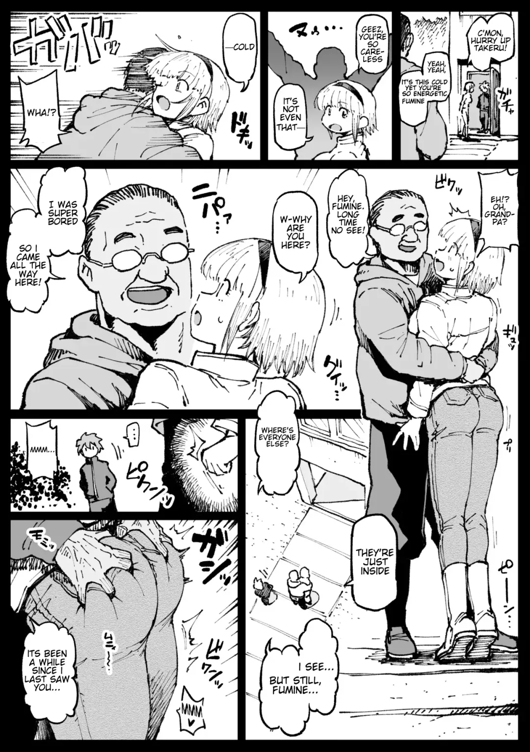 [Ahemaru] Ojii-chan ga Yattekita | The Grandfather Has Arrived Fhentai - Page 3
