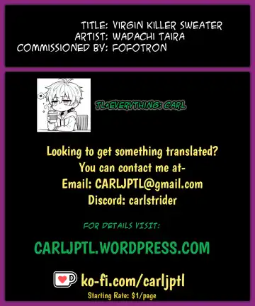 [Wadachi Taira] Doutei o Korosu Sweater | Virgin Killer Sweater Fhentai - Page 4