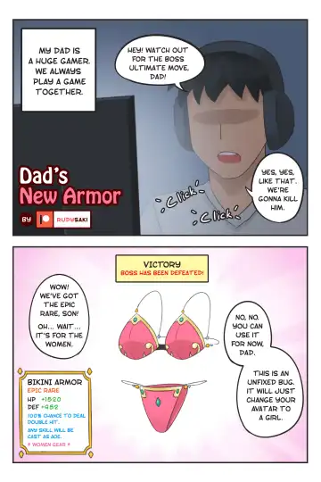 [Rudy Saki] Dad's New Armor - Fhentai
