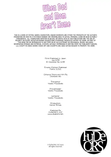 [Oshima Aki] When Dad and Mom Aren't Home | Papa to Mama ga Inai Aida ni... (decensored) Fhentai - Page 37