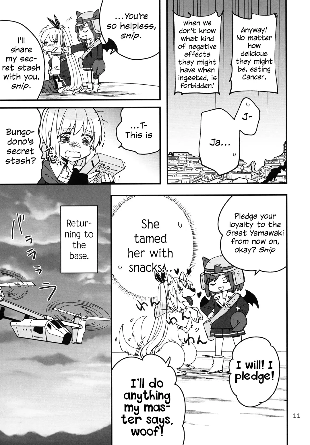 [Sanpatisiki] Shinobanu Ninja wa Kuishinbou | The Not-So Stealthy Ninja is a Glutton Fhentai - Page 11