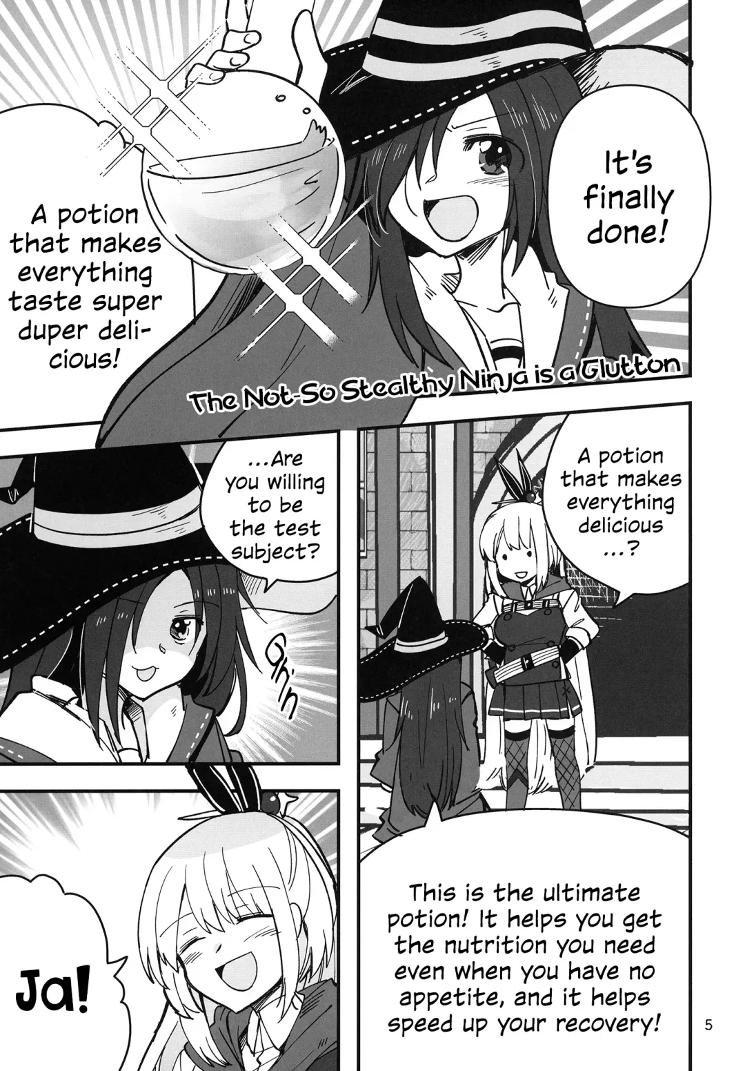 [Sanpatisiki] Shinobanu Ninja wa Kuishinbou | The Not-So Stealthy Ninja is a Glutton Fhentai - Page 5