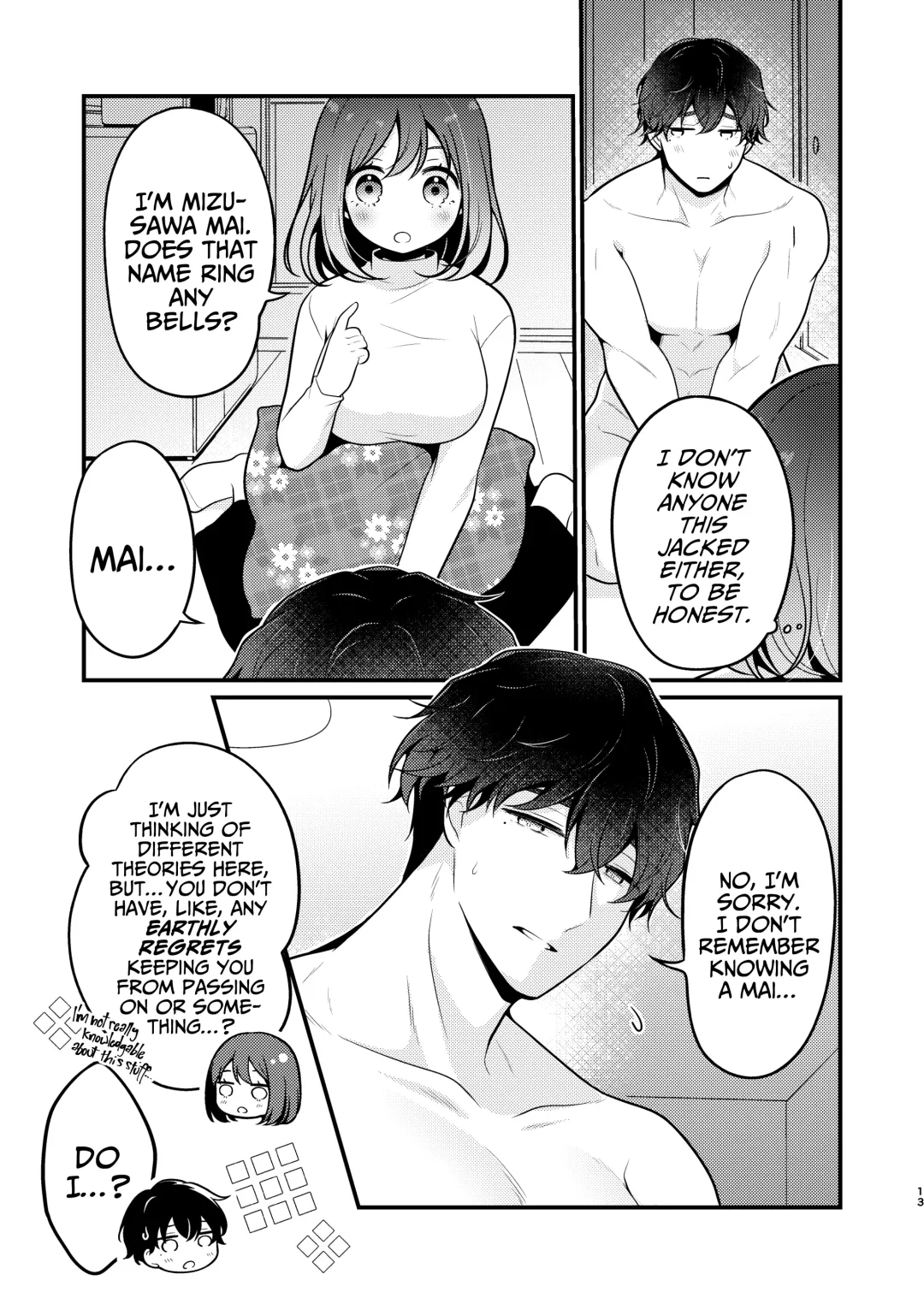 [Morodashi-ringo] Gori Macho Yuurei ni Maiban Kakareteimasu! Fhentai - Page 13