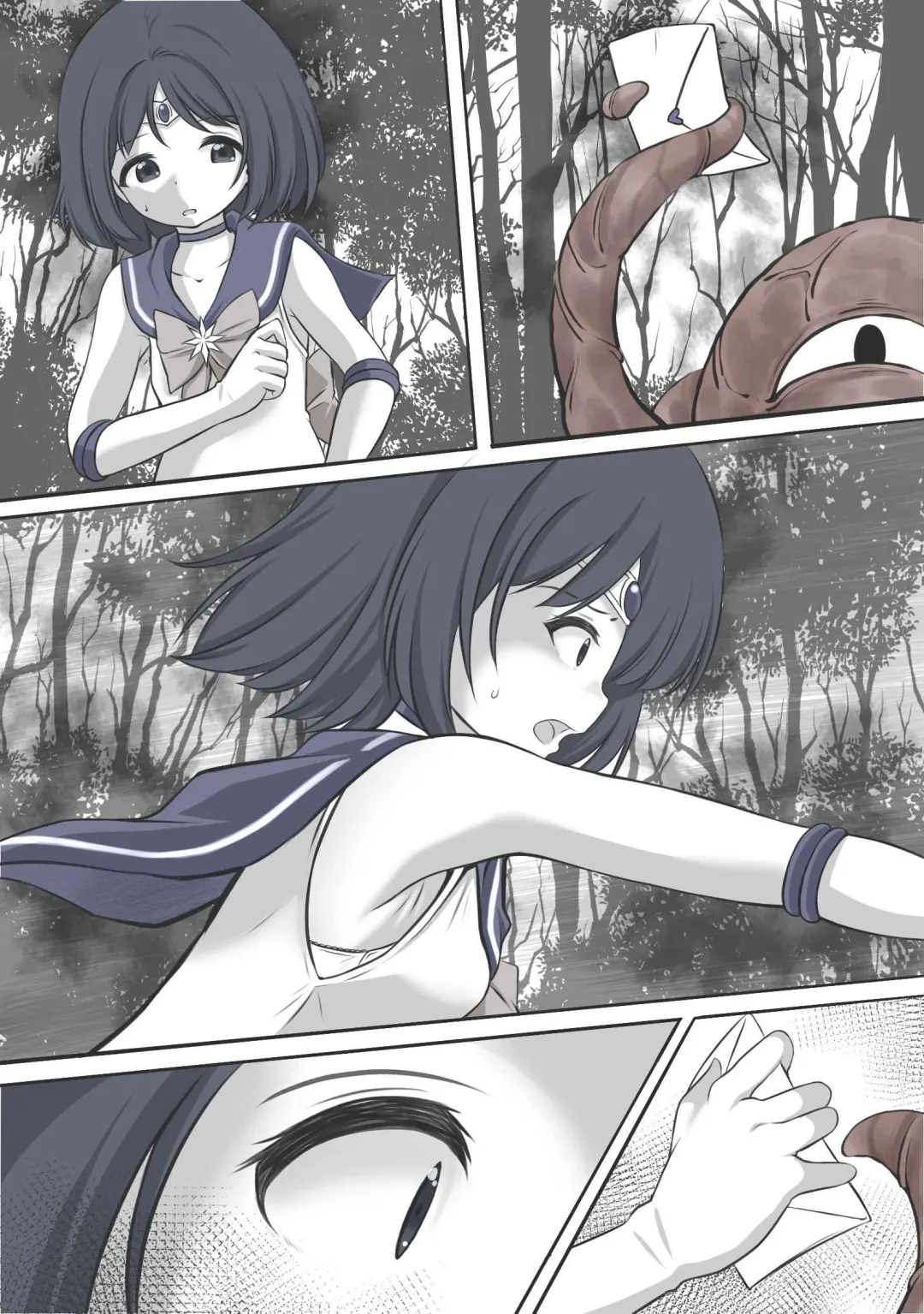 [Yoihoshi Hikari] 絶頂したら精神を乗っ取られる線虫に寄生されるセーラ●サターン Fhentai - Page 28