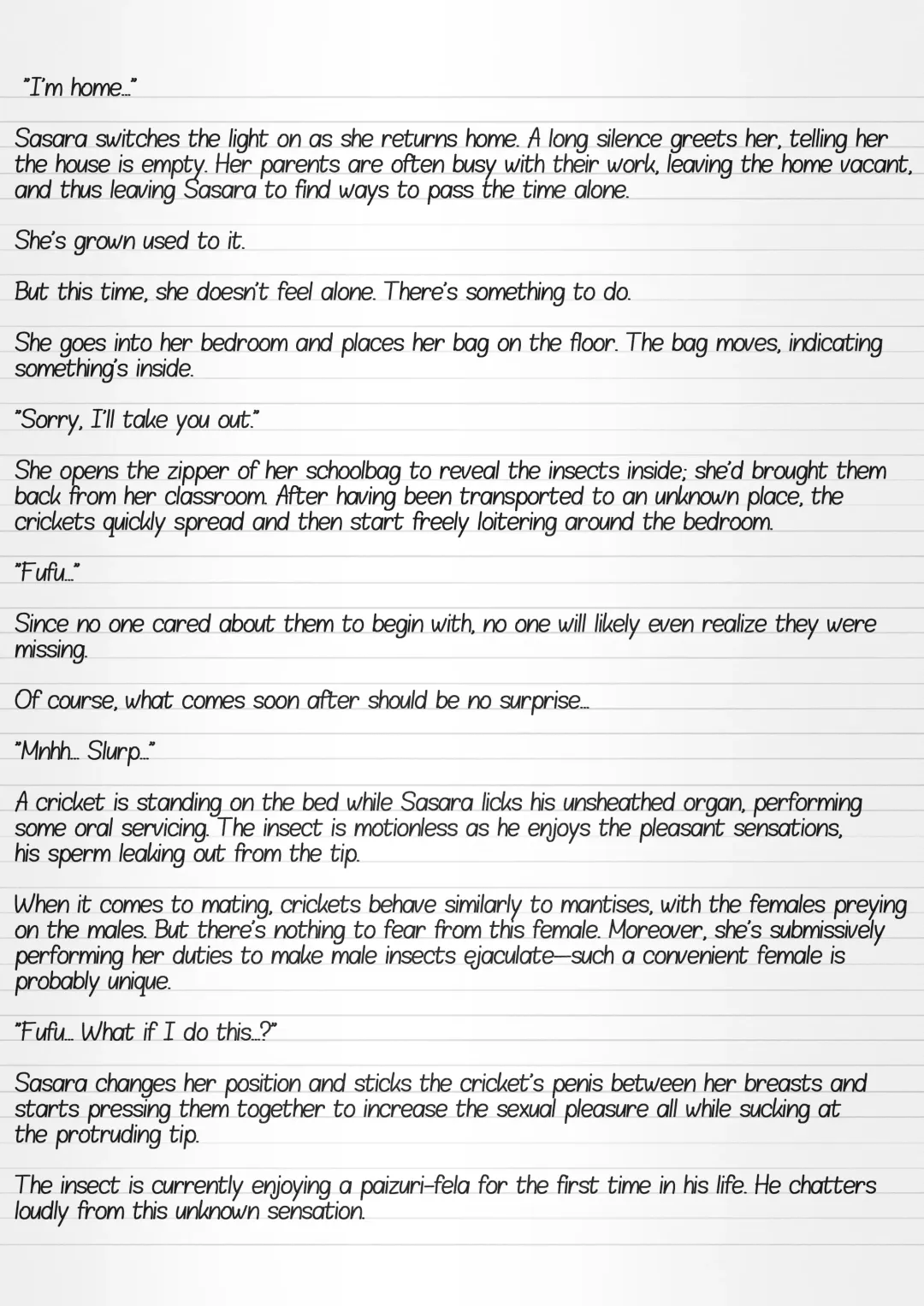 [Chiba Tetsutarou] Misuke's Short Stories 22 - Sasara & Riokku Fhentai - Page 9