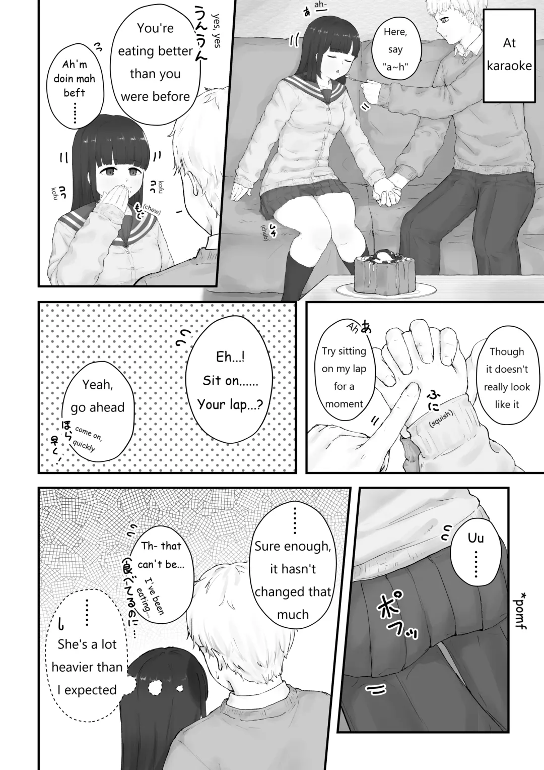 [Habutton] Aoba's Weight Gain Fhentai - Page 6