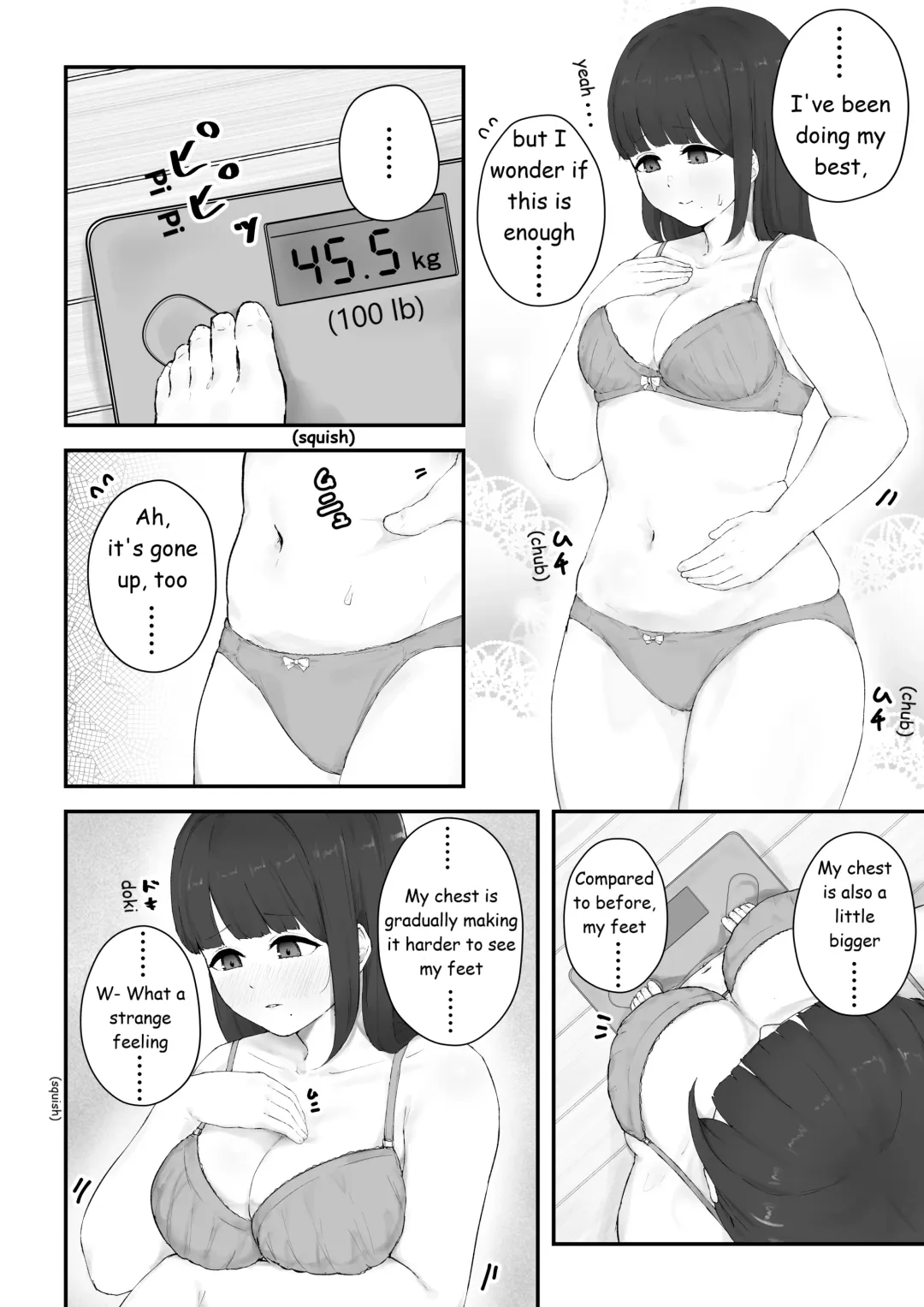 [Habutton] Aoba's Weight Gain Fhentai - Page 7
