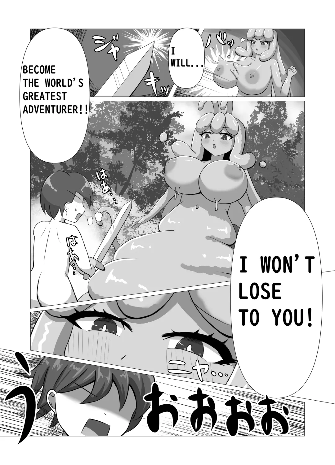 The Adventurer VS Slime Girl Fhentai - Page 11
