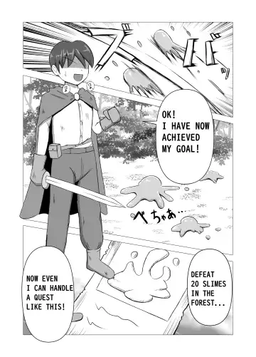 The Adventurer VS Slime Girl Fhentai - Page 2