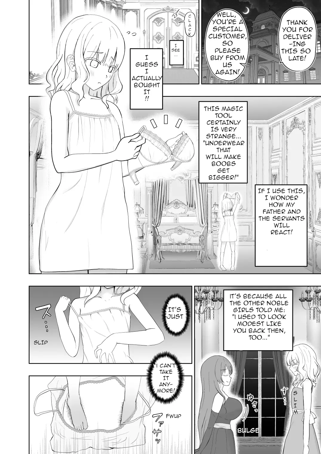 [Munemori Jin] The Fate of a Noble Girl that Buys a "Bust-Up" Bra. Fhentai - Page 3