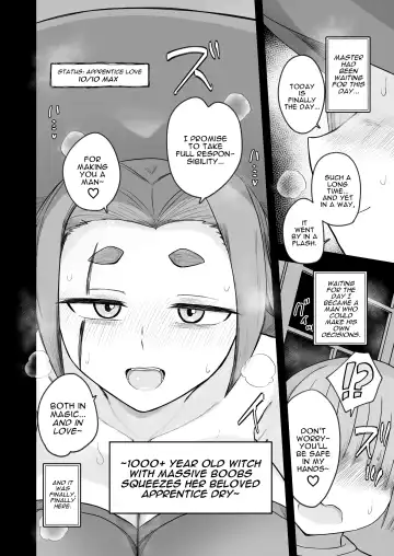 [Amamoru] "Warabe-sotsu Shiken" de Deshi ♂ Kara Seishi o Shiboritoru Deshi Rabu de Kachi Chi Majo Shishō 1000-sai ￪ | 1000 Year Old Witch Cumsqueezes Her Disciple During His Virginity Graduation Exam Fhentai - Page 10
